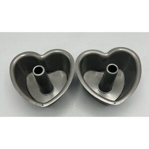 Heart Mini Tube Cake Pans Love Valentine’s Day anniversary tea Nonstick single